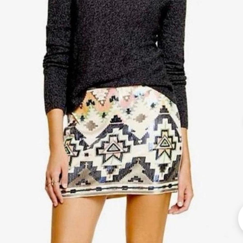 express aztec skirt